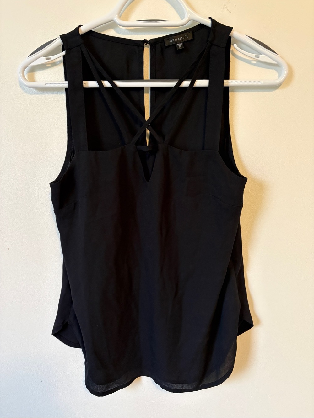 Dynamite Black Strappy front Camisole